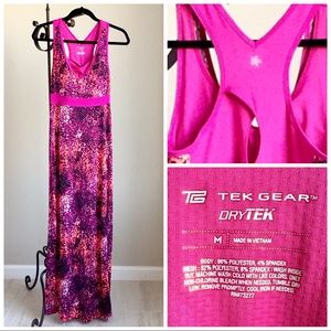 TEK GEAR Dry Tek maxi dress, size M